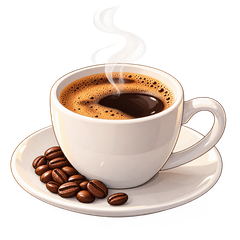Support with a coffee